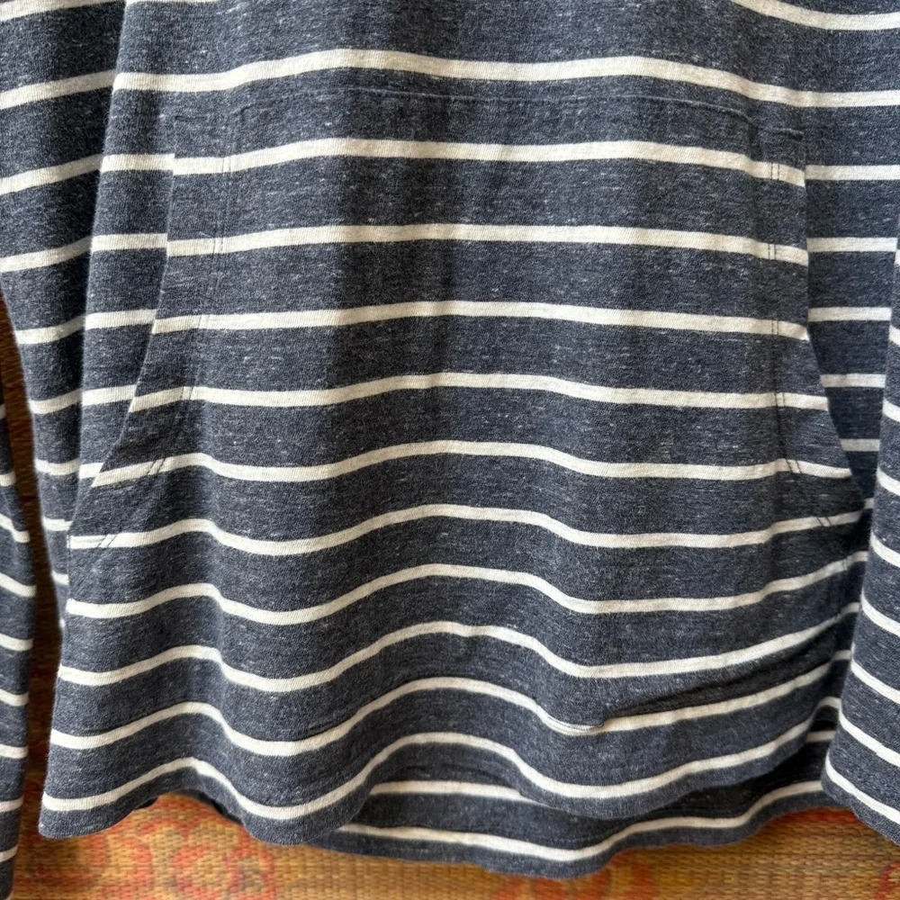 Banana Republic Striped Hoodie Shirt